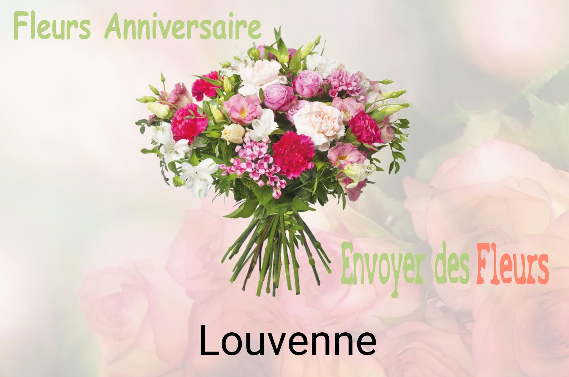 Bouquet de fleurs d’anniversaire livré à Louvenne