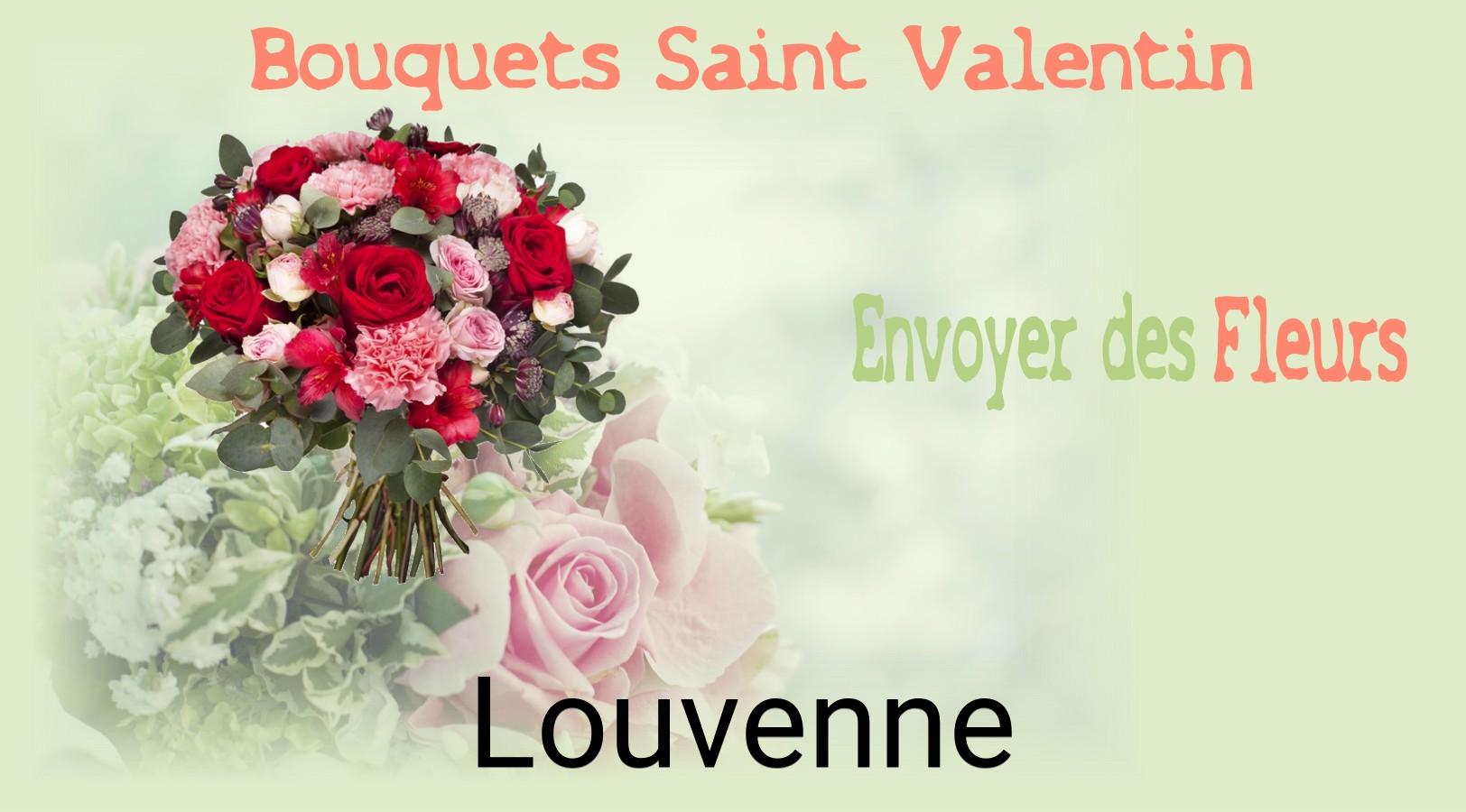 Roses de Saint-Valentin livrées à Louvenne